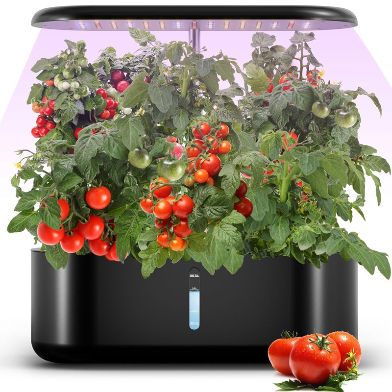 Smart Pod Garden - Touch Control Smart 10-Pods-Garten-Hydrokultur-Anbausatz, höhenverstellbar, mit