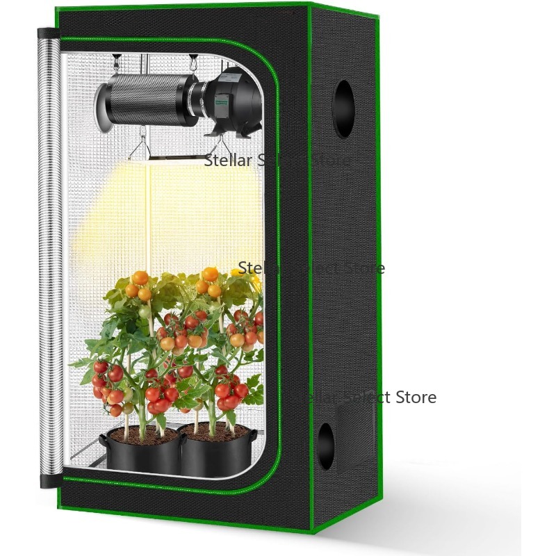 Grow Tent Complete Kit - Großes Gewächshaus-Set für den Innenbereich, komplettes