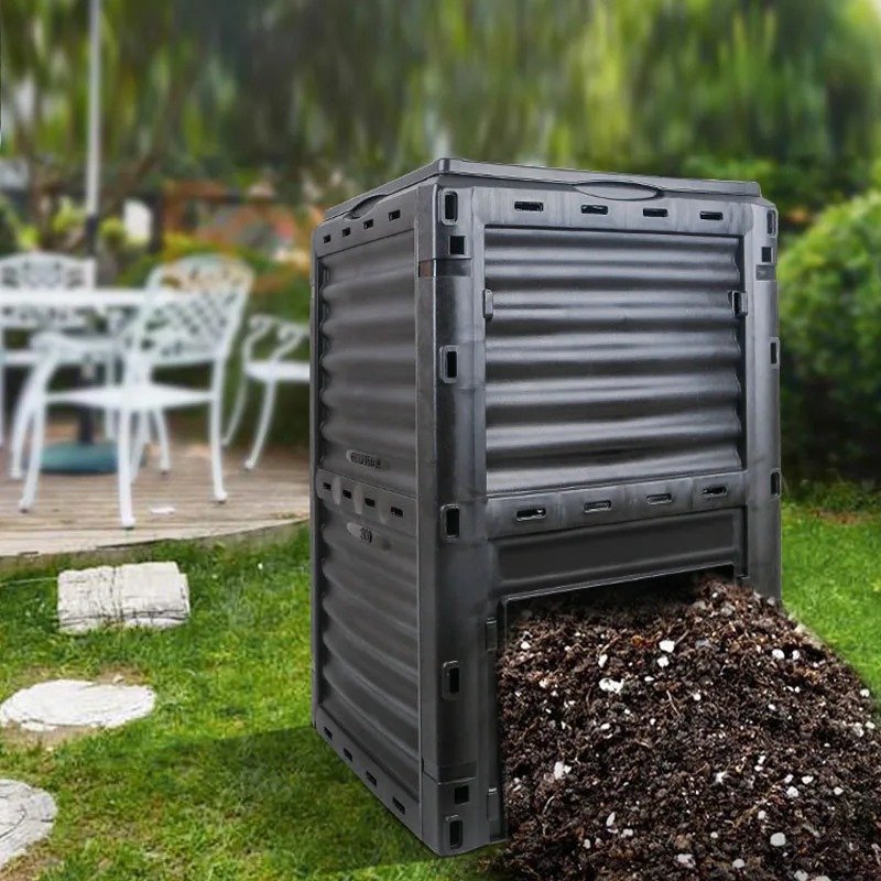 Smart Garden Storage - Garten-Kompostbehälter Outdoor-Kompostbox für Küchenabfälle & Blätter