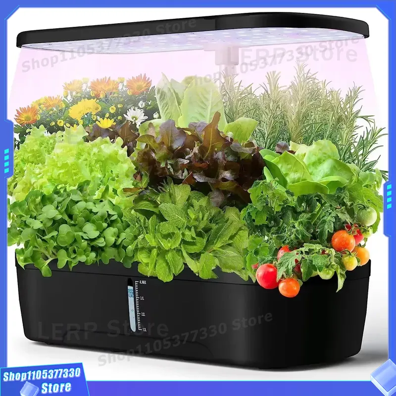 Smart Pod Garden - Intelligentes Hydroponisches Anbausystem 12-Pod Indoor-Garten-Set mit