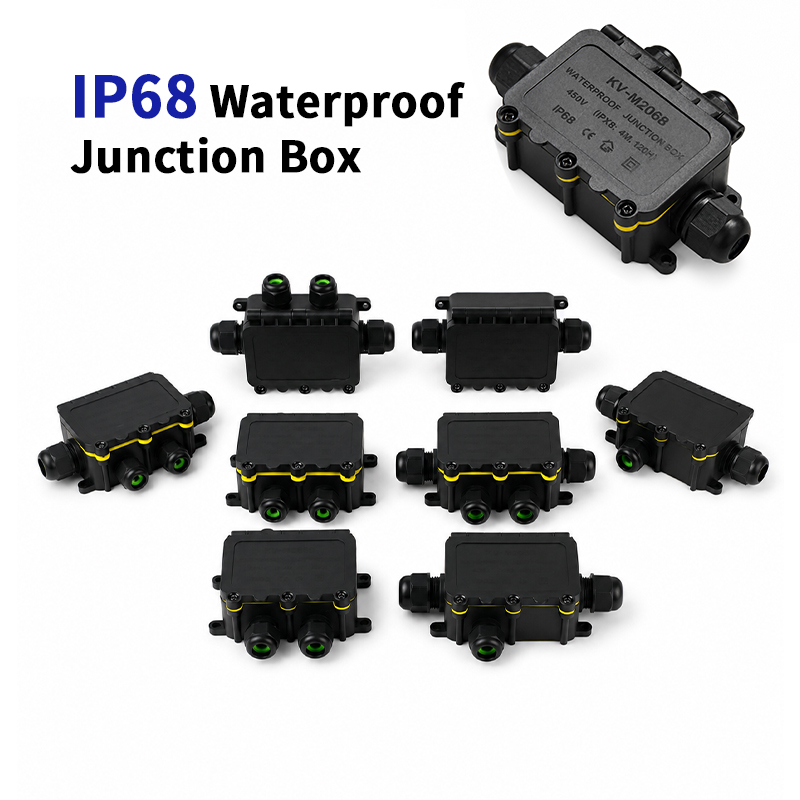 Smart Garden Storage - IP68 Wasserdichte Anschlussdose 2-8 Wege 6-poliger
