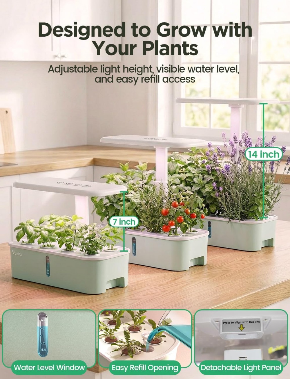 Intelligentes Hydroponisches A – Smart Pod Garden Bewertung und Preis