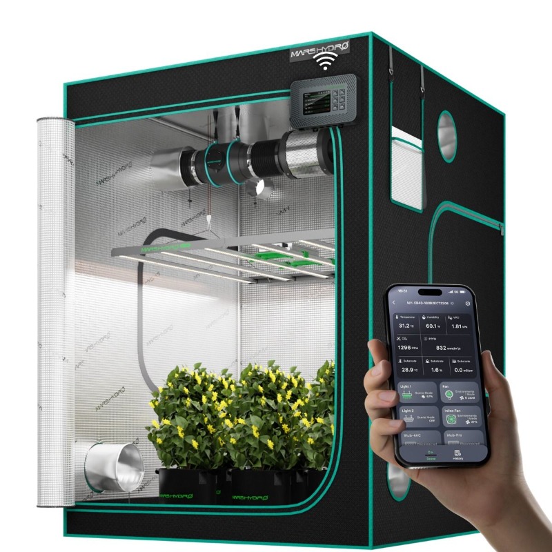 480W 4x4ft 120x120cm FC4800 EV – Grow Tent Complete Kit Bewertung und Preis