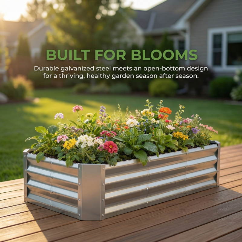 Großes Bodenfreies Verzinktes  – Smart Garden Storage Bewertung und Preis